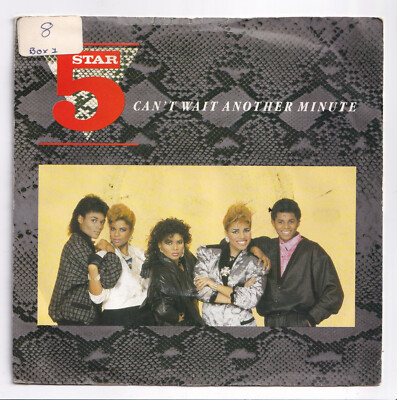 (AE547) 5 Star, Can't Wait Another Minute - 1986 - 7 inch vinyl