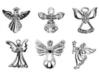 Platinum Plated Guardian Angel Diamante Crystal Pin Badge Brooch Memorial Gift