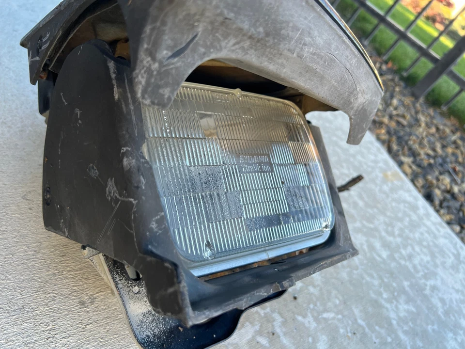 🥇86-91 MAZDA RX7 FRONT LEFT POP UP HEADLIGHT LAMP ASSEMBLY OEM - Изображение 2 из 4