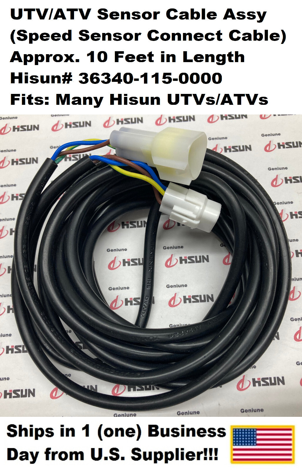UTV/ATV Sensor Cable Assy (Speed Sensor Connect Cable) Hisun# 36340-115 ...