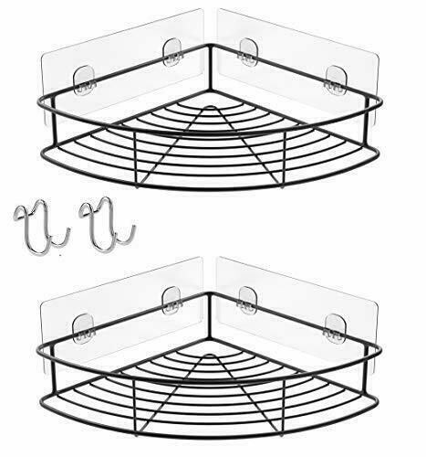 Kes Bathroom Corner Glass Shelf Triangle Wall Shower Caddy Tempered And Sus 304 For Sale Online Ebay