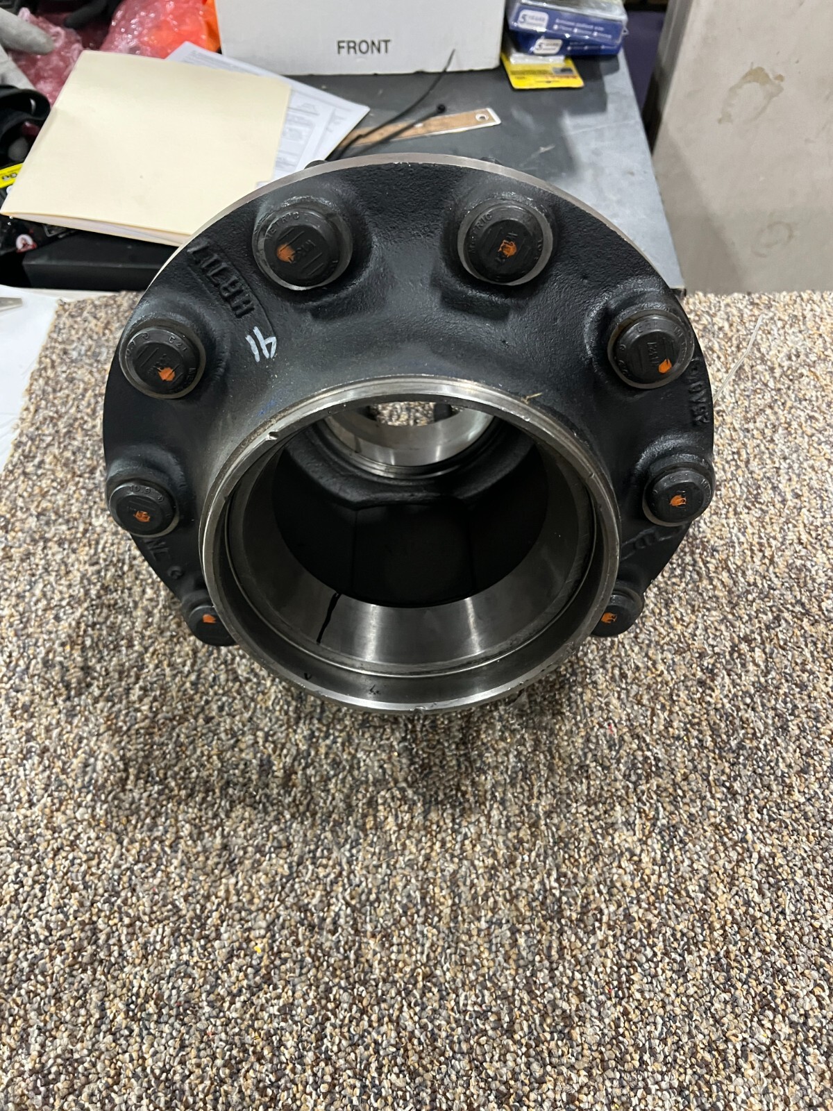 HR717 / HR71723 32 Heavy Duty Disc Wheel Axle Hub 10 Studs Fits Gunite