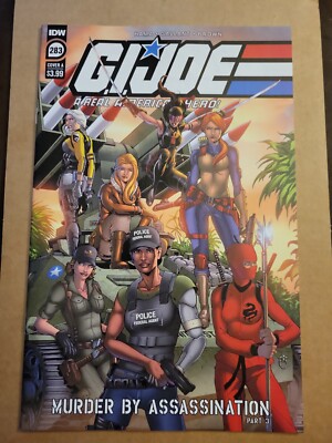 GI Joe A Real American Hero #283 NM+ 1st App Multo 1st App Black Hat IDW 2021  