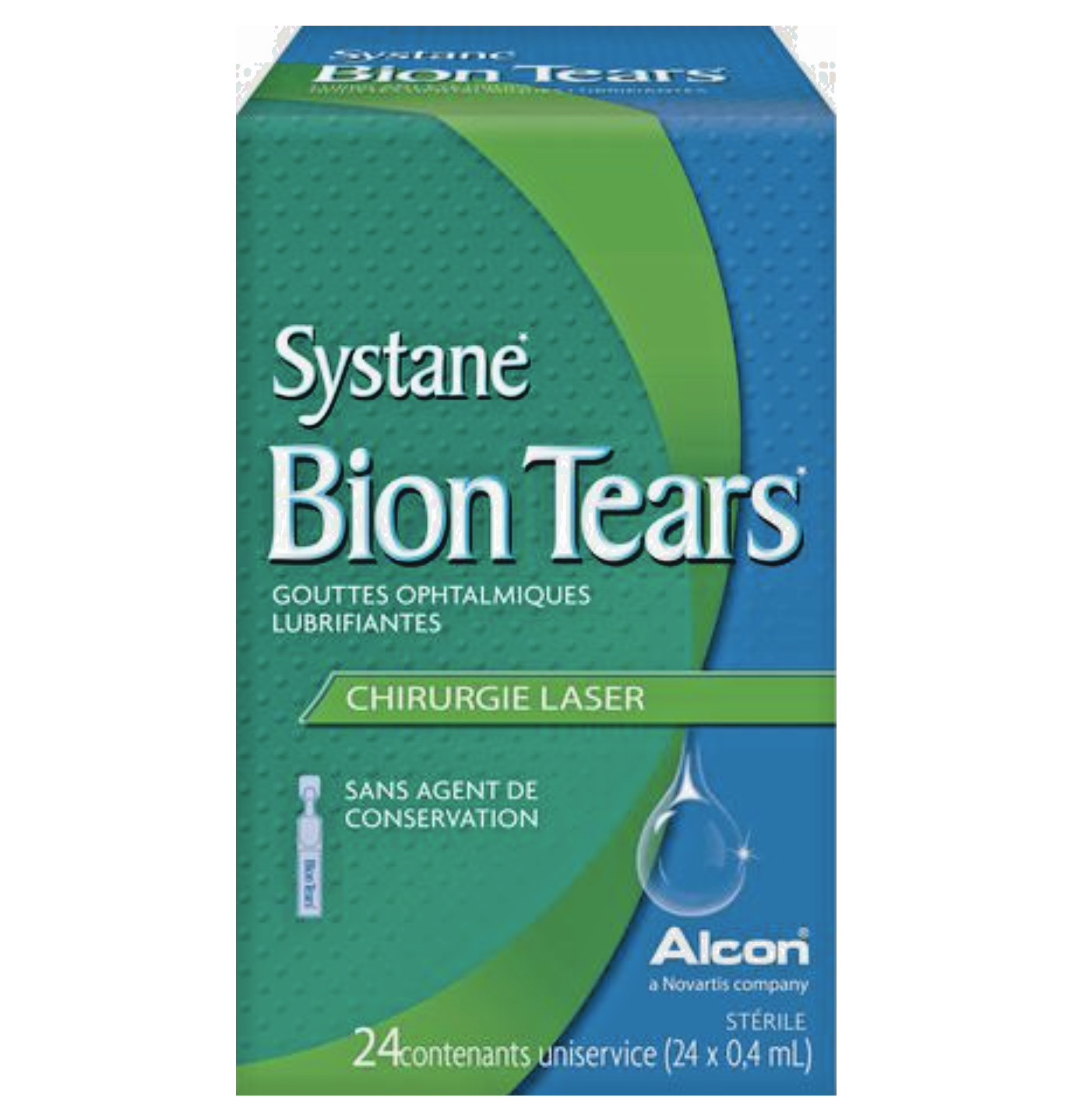 Systane Bion Tears Lubricant Eye Drops (24 Single Use Containers x 0.4 mL) 1 BOX