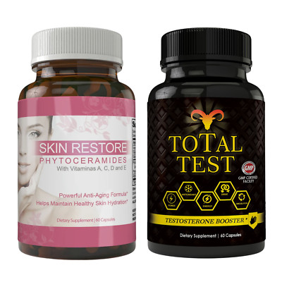 Restore Skin Collagen Dietary Supplement & Vitality Support Antioxidant 60 Caps