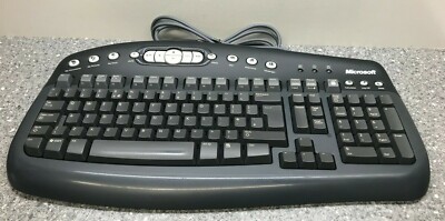 Microsoft KB-0168 QWERTY PS2 Tastatur Englisch