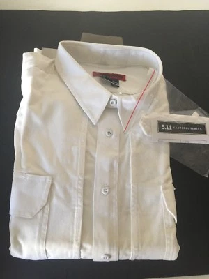 511 TACTICAL SERIES 511 tactical response uniform 3xl short long sleeve white shirt cotton AS IS