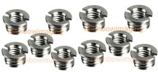  10 Pcs Silver 3/8"-16 to 1/4"-20 Reducer Bushing for Monotripod Tripod