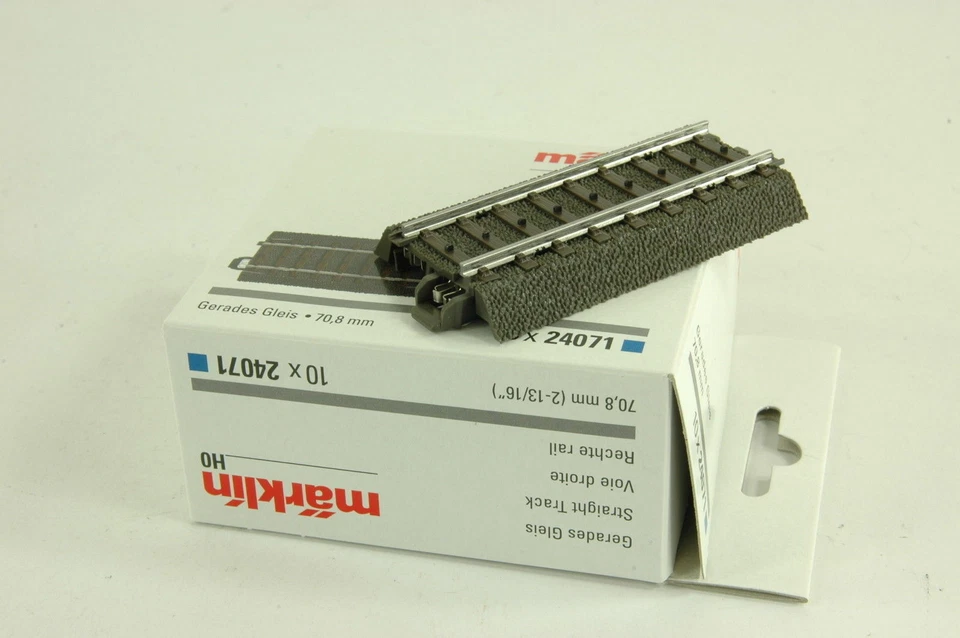 Märklin H0 C-Gleis gebogene und gerade Sortiment zur Auswahl / Neu u. OVP