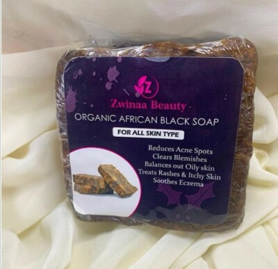Beauty Bio schwarze Seife, 100% natürlich