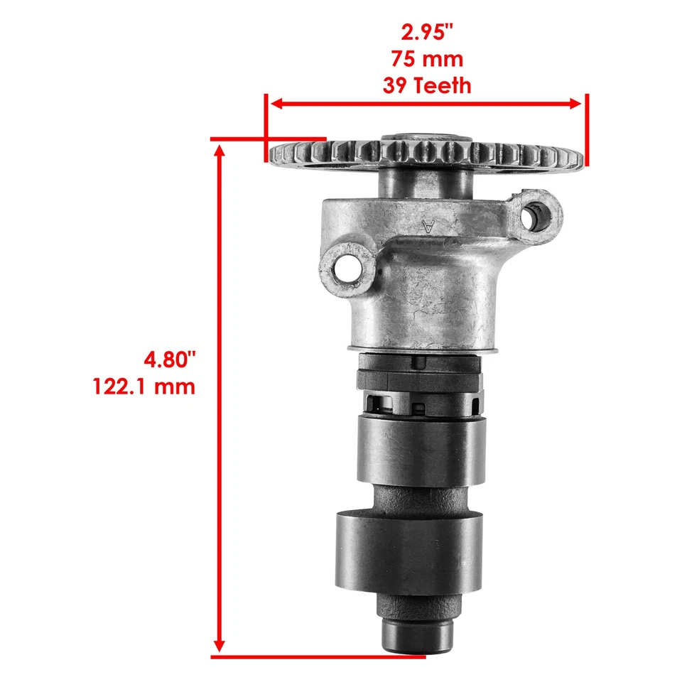 Árbol de levas para Honda Fourtrax Rincon 4x4 automático TRX680FA 2006 2007 2008 2009-2023 Foto 2 de 4