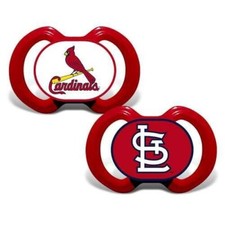 St Louis Cardinals 2 pack Baby Pacifier