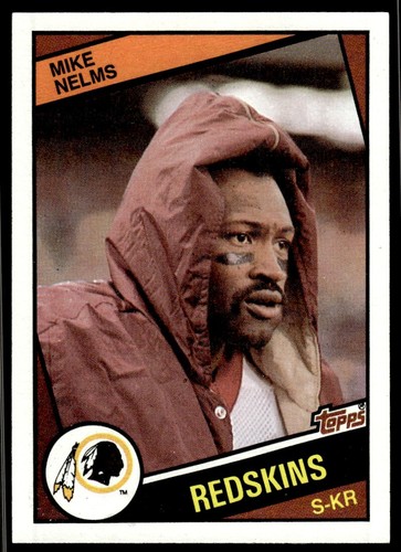 1984 Topps Football Mike Nelms Washington Redskins #387 | eBay