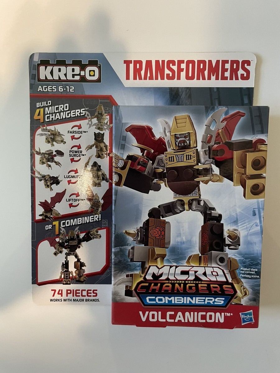 VOLCANICON Transformers Kre-o Micro-Changers Combiner Hasbro 2014
