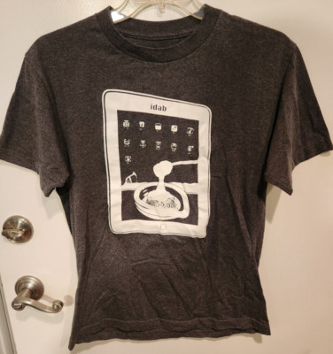 BHO T-Shirts iDab iPad Parody 710 420 Oil Highly Educated Size Medium Grey