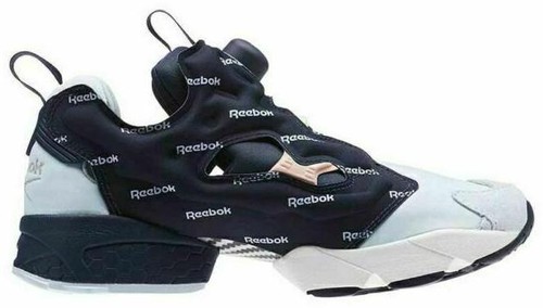 Reebok Instapump Fury Hiking Shoes Blue/Cream/Orange b-grade 