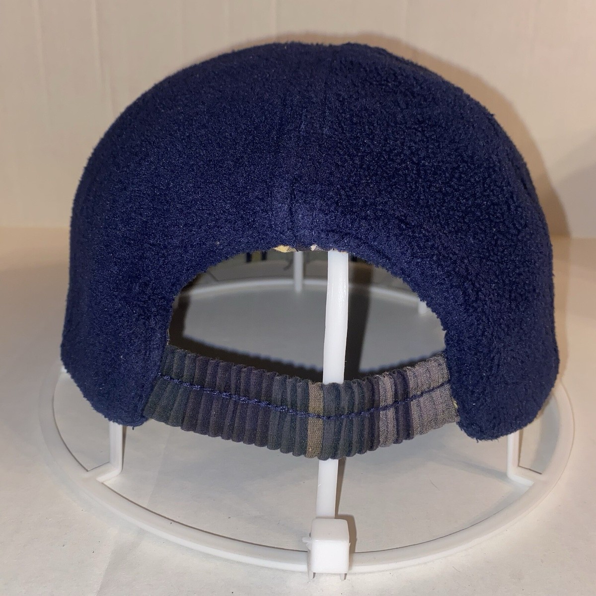 Vtg Nautica Reversible Fleece/Plaid Hat - OSFM View 3