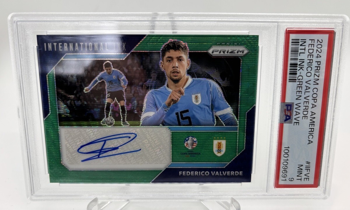 2024 Prizm Copa America Inter Ink Green Wave Federico Valverde