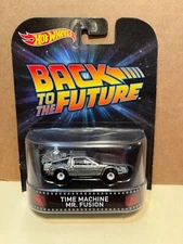 1/64 HOT WHEELS RETRO BACK TO THE FUTURE DELOREAN MR FUSION