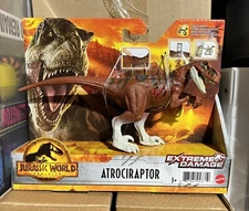 Jurassic World Dominion Extreme Damage Dinosaur Atrociraptor Tiger - NEW