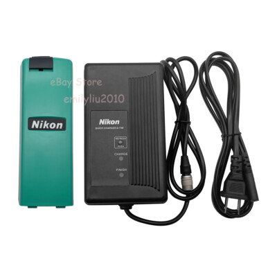 NEW NIKON BC-65 Battery & Q-75E Charger For NIKON Total Stations