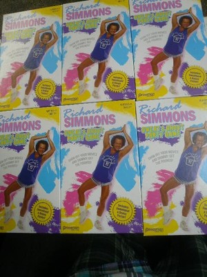 6 Ea. Richard Simmons ''Sweat & Shout'' Party Game 2020 Pressman Retro Exercise NM