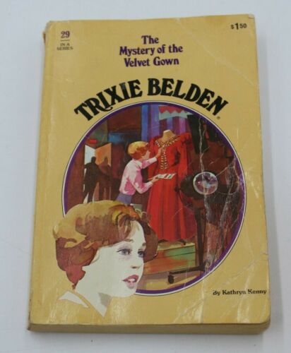 Trixie Belden and The Mystery of the Velvet Gown  #29 Softcover Book Vintage - Picture 1 of 4