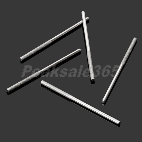 5pcs Diamond Coated Burrs Sharpening Grinding Ceramics Wood Stone Rotary Tool - Picture 4 of 12
