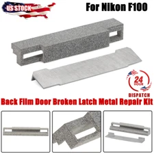 Upgraded For Nikon F100 Back Film Door Broken Latch Metal Repair Kit Film SLR US
