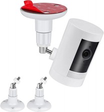 2Pack Adhesive Wall Mount for Ring Stick Up Cam  Indoor Cam 1st White