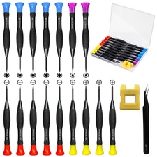 18PCS Mini Precision Screwdriver Set Magnetic Torx Computer Eyeglass Phone Watch