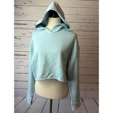 Nike Sportswear French Terry Hoodie Pullover Sweatshirt Womens Small Cropped