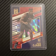2022 Panini Donruss Elite Red Rookie David Ojabo #139 /399 Ravens Football Card. rookie card picture