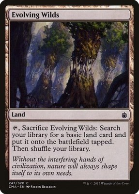 Evolving Wilds - CMA MTG - Medium Play