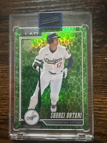 2026 Topps Series 1 Baseball Easter Holiday Green Leaf Foil Shohei Ohtani #200