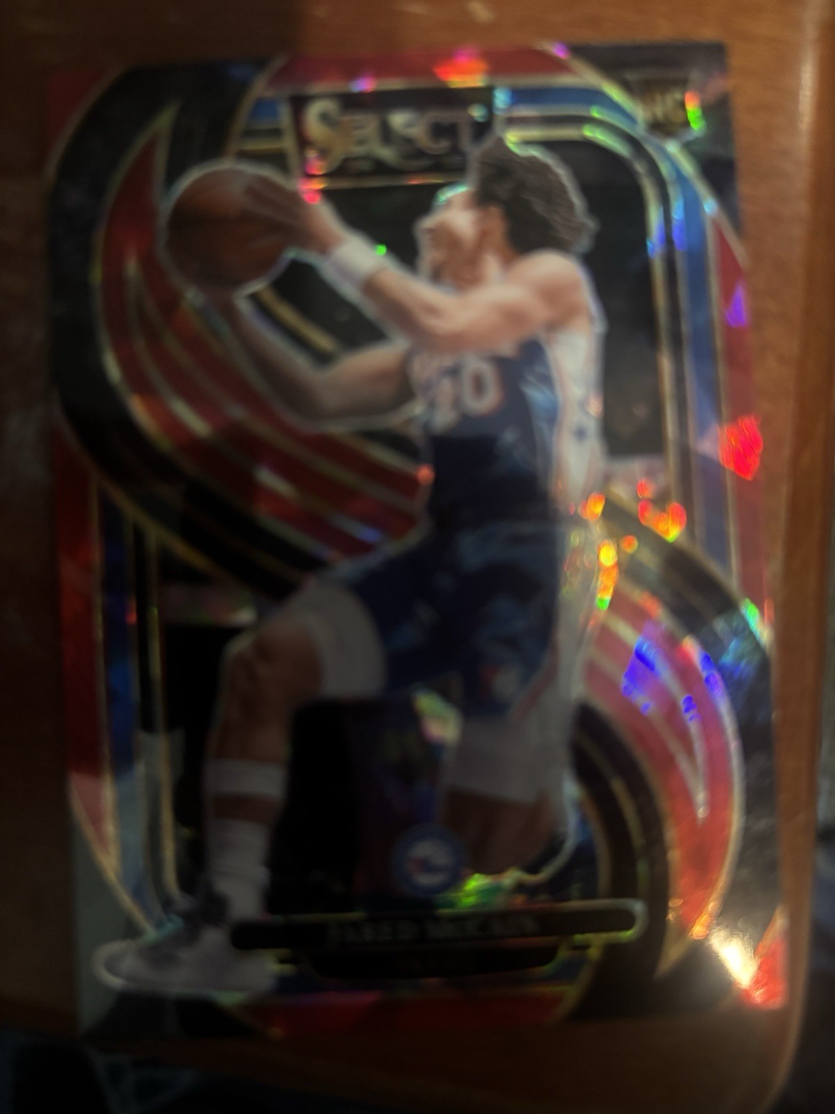 2024-25 Panini Select - Premier Level Jared McCain #184 Red Cracked Ice Prizm  