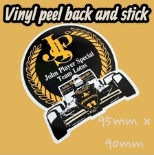 John Players Special JPS Team Lotus Racing Vintage Classic Race Vinyl Sticker