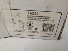 Delta Addison T14292 Shower Trim Kit with Handle in Chrome Finish