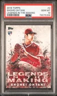 SHOHEI OHTANI 2018 TOPPS LEGENDS IN THE MAKING ROOKIE RC #2 PSA 10 GEM MINT! HOT