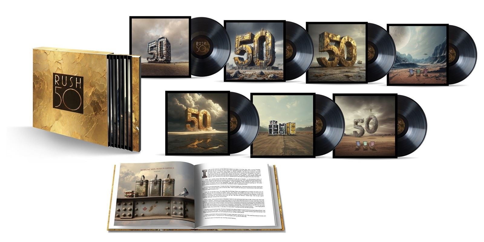 Rush - Rush 50 Deluxe Edition (UMR) 7LP Vinyl 12"" Album