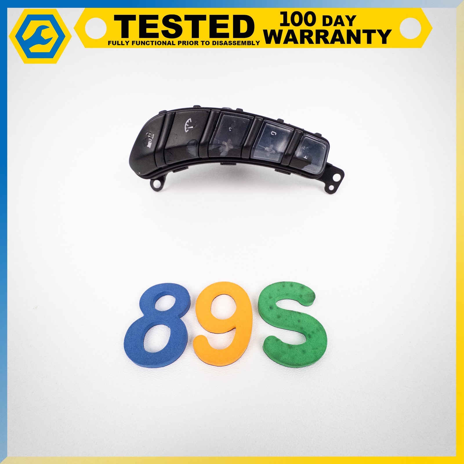 05-13 CHEVROLET CORVETTE C6 FRONT RIGHT HEADS UP DISPLAY SWITCH HUD CONTROL OEM