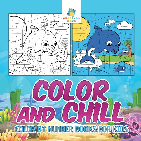 Educando Kids | Color And Chill Color By Number Books For Kids | Taschenbuch-image