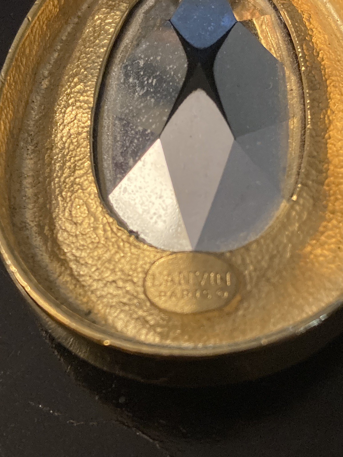 Lanvin Tear Drop Statement Rhinestone Necklace - image 4