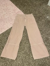 Mädchen Old Navy Rosa Baggy High Rise Wide Leg Jeans Größe 18 EUC!