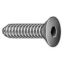 Kerr Lakeside 10F125kfc #10-32 Socket Head Cap Screw, Flat, Black Oxide Alloy