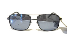 NEW Foster Grant POLARIZED men  s SUNGLASSES Gray Metal Pilot Aviator Solo