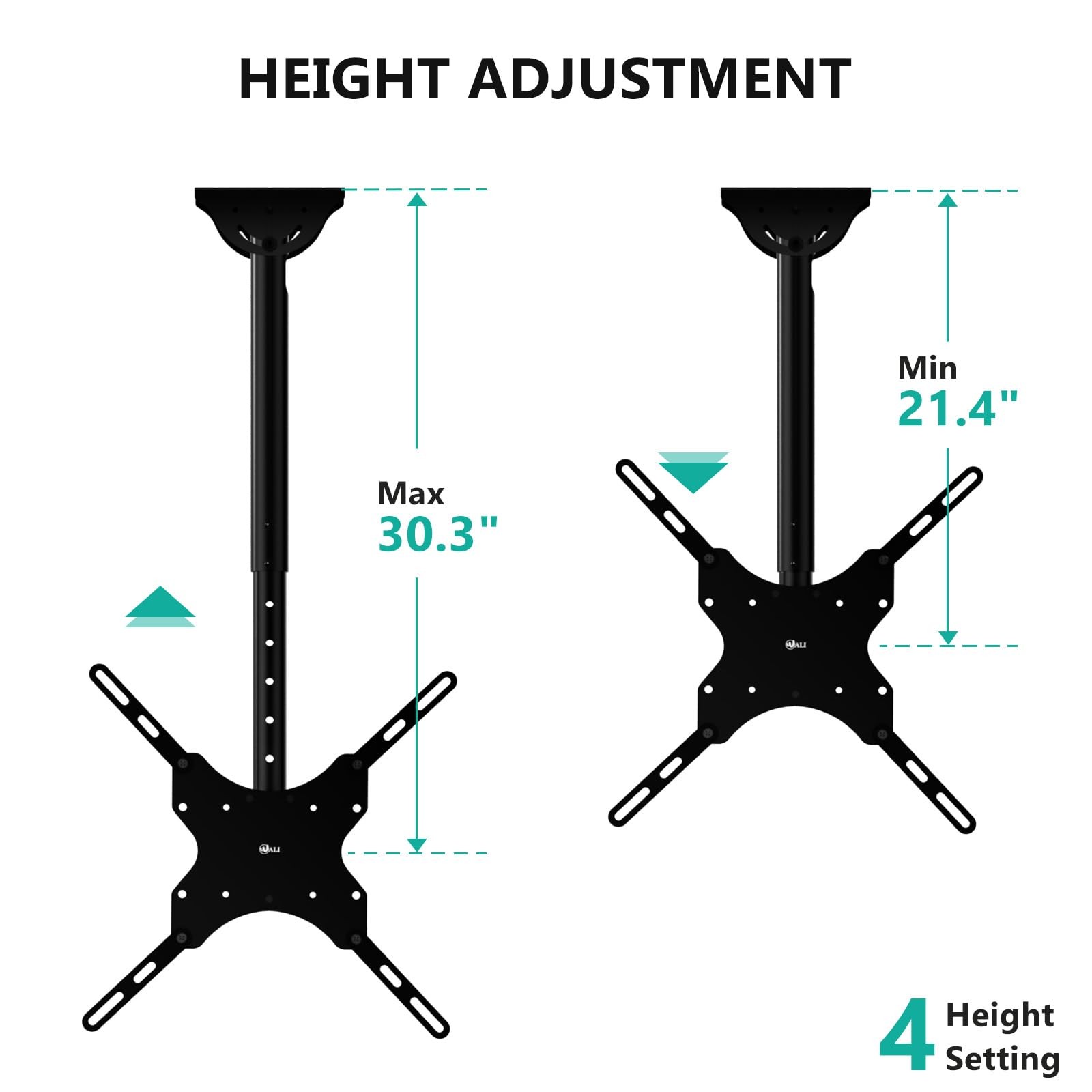 Ceiling TV Mount for Most 26-65 inch LCD 4K TVs, up to 110 lbs | eBay