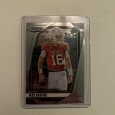 2025 Panini Prizm Draft Arch Manning  Rate Rookie #166 Texas Longhorns