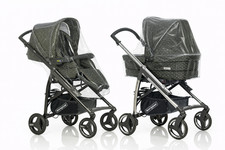 Copertura antipioggia per Bebecar Act, made in UK da PVC trasparente Supersoft