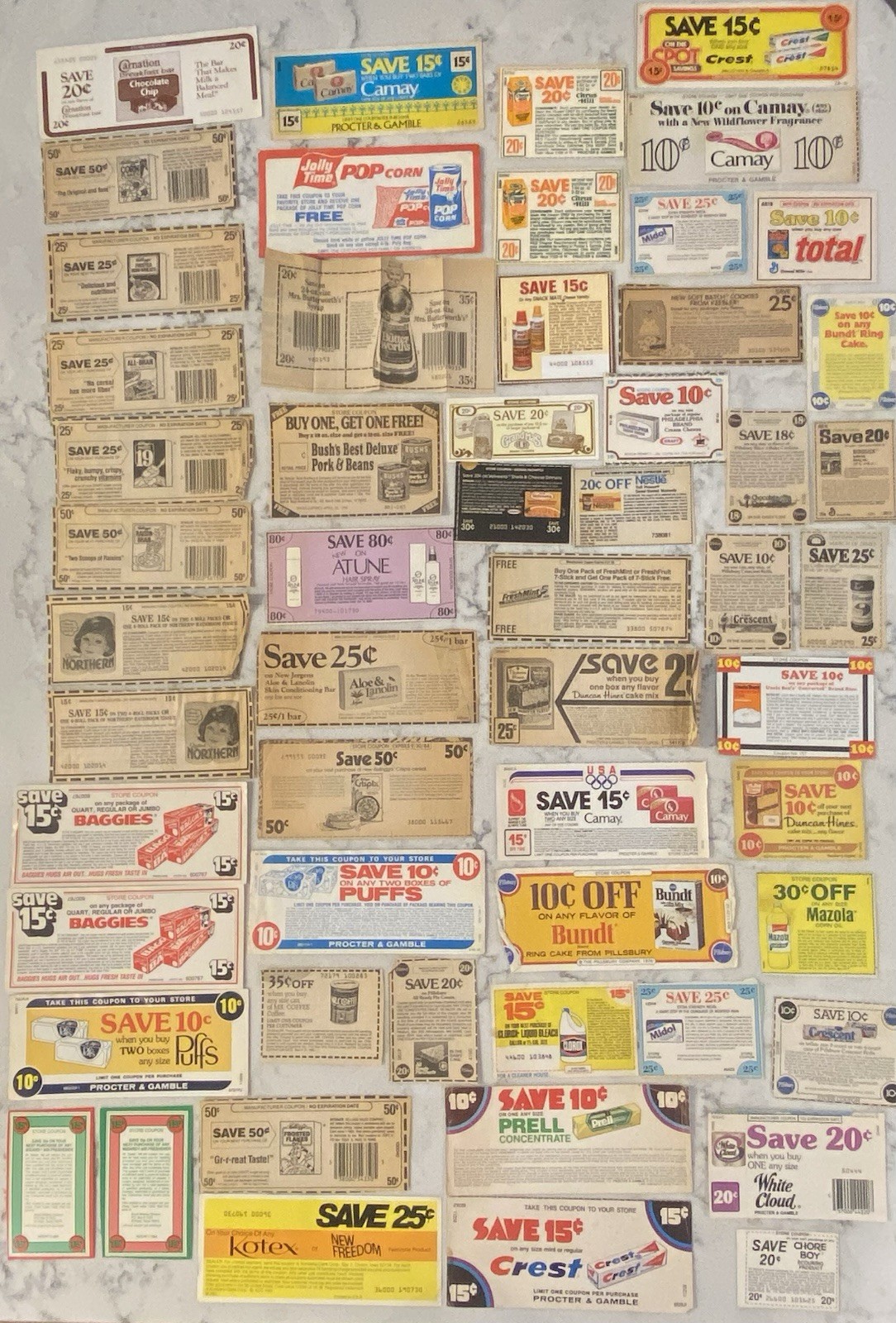 55 - Vintage 1980S Discontinued Products Manufacturer Grocery Coupons